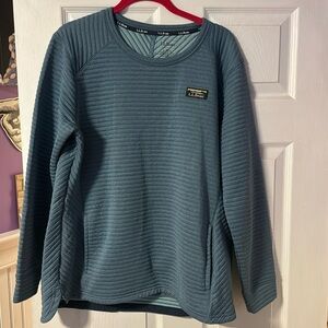 Airlight Ribbed Knit Pullover Crew Neck